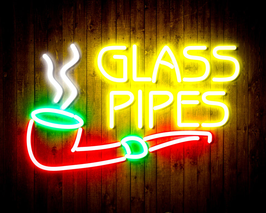 Glass Pipes Flex Silicone LED Sign (Neon-Style, LED Technology) - Way Up Gifts