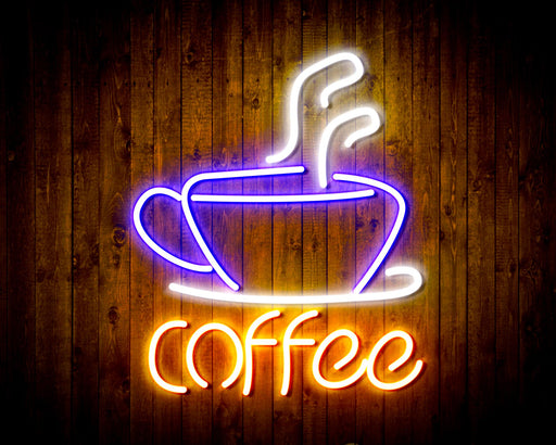 Coffee Cup Flex Silicone LED Sign (Neon-Style, LED Technology) - Way Up Gifts