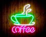 Coffee Cup Flex Silicone LED Sign (Neon-Style, LED Technology) - Way Up Gifts