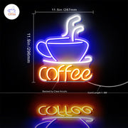 Coffee Cup Flex Silicone LED Sign (Neon-Style, LED Technology) - LED Gift Works