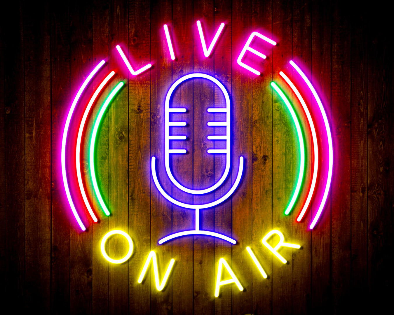 Live On Air Flex Silicone LED Sign (Neon-Style, LED Technology) - Way Up Gifts