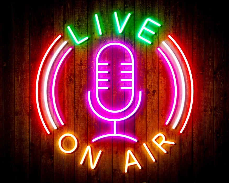 Live On Air Flex Silicone LED Sign (Neon-Style, LED Technology) - Way Up Gifts
