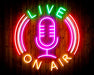 Live On Air Flex Silicone LED Sign (Neon-Style, LED Technology) - Way Up Gifts