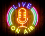 Live On Air Flex Silicone LED Sign (Neon-Style, LED Technology) - Way Up Gifts