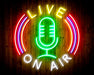 Live On Air Flex Silicone LED Sign (Neon-Style, LED Technology) - Way Up Gifts