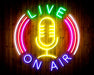 Live On Air Flex Silicone LED Sign (Neon-Style, LED Technology) - Way Up Gifts