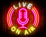 Live On Air Flex Silicone LED Sign (Neon-Style, LED Technology) - LED Gift Works