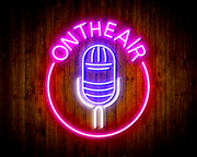 Microphone On The Air Flex Silicone LED Sign (Neon-Style, LED Technology) - LED Gift Works
