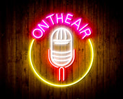 Microphone On The Air Flex Silicone LED Sign (Neon-Style, LED Technology) - LED Gift Works
