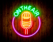 Microphone On The Air Flex Silicone LED Sign (Neon-Style, LED Technology) - LED Gift Works