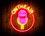 Microphone On The Air Flex Silicone LED Sign (Neon-Style, LED Technology) - Way Up Gifts