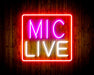Mic Live Flex Silicone LED Sign (Neon-Style, LED Technology) - Way Up Gifts