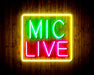 Mic Live Flex Silicone LED Sign (Neon-Style, LED Technology) - Way Up Gifts