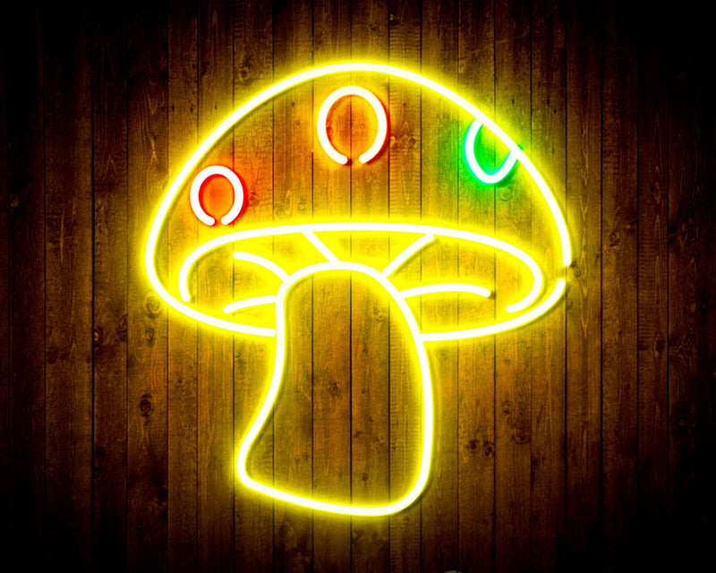 Mushroom Flex Silicone LED Sign (Neon-Style, LED Technology) - LED Gift Works