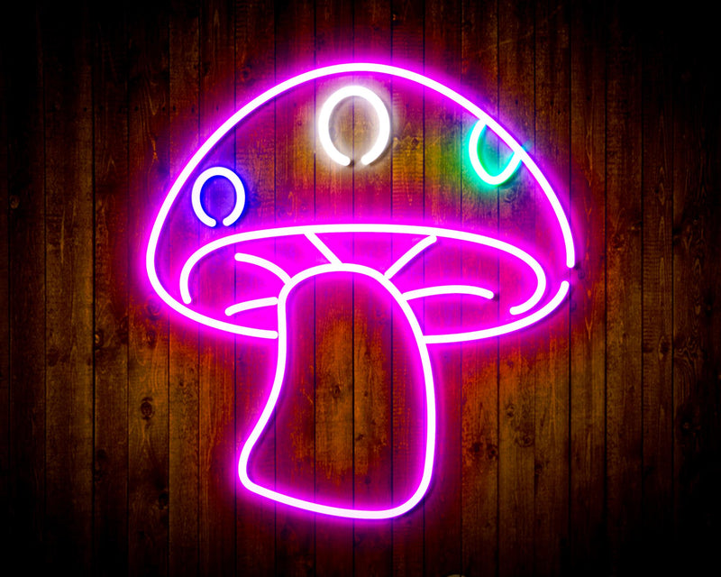 Mushroom Flex Silicone LED Sign (Neon-Style, LED Technology) - LED Gift Works