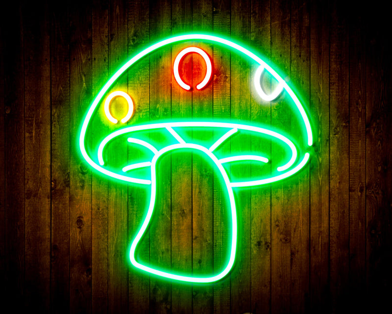 Mushroom Flex Silicone LED Sign (Neon-Style, LED Technology) - LED Gift Works