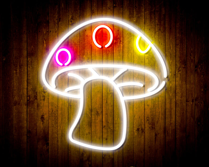 Mushroom Flex Silicone LED Sign (Neon-Style, LED Technology) - LED Gift Works