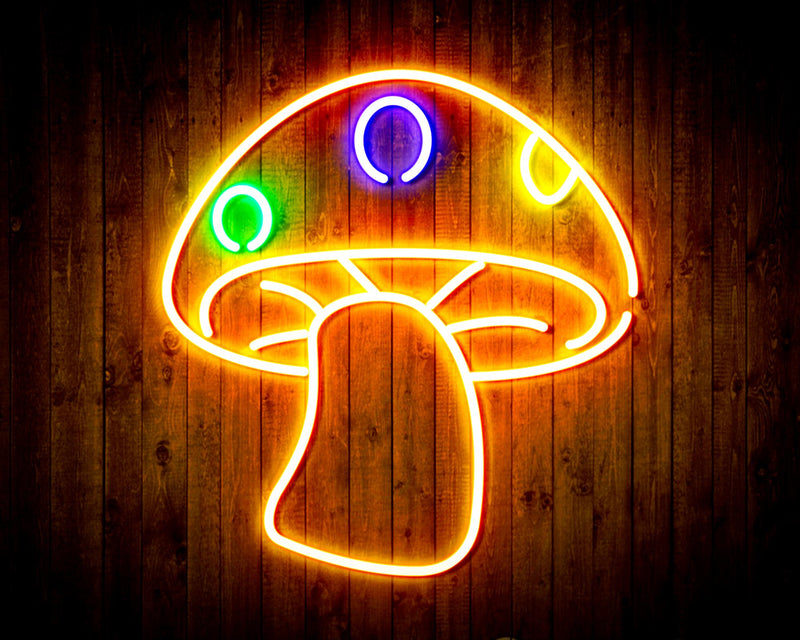 Mushroom Flex Silicone LED Sign (Neon-Style, LED Technology) - LED Gift Works