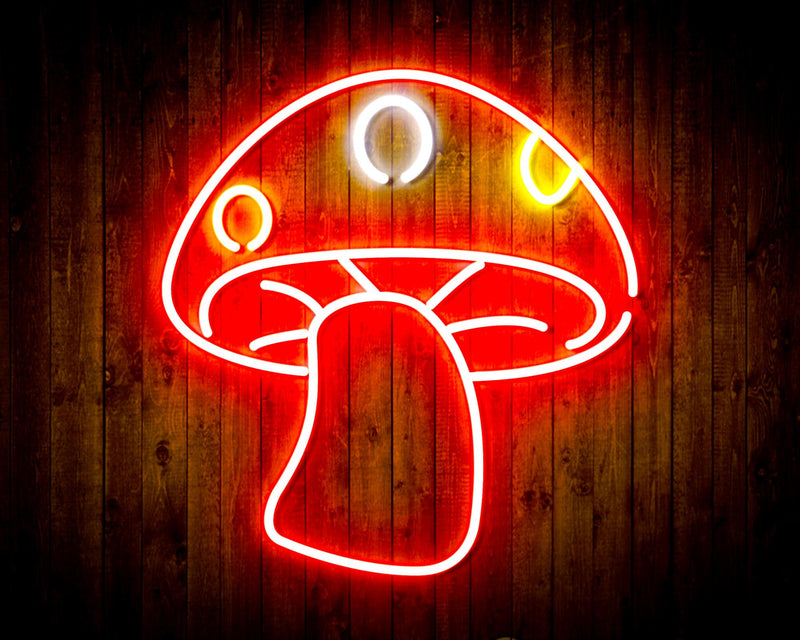 Mushroom Flex Silicone LED Sign (Neon-Style, LED Technology) - LED Gift Works