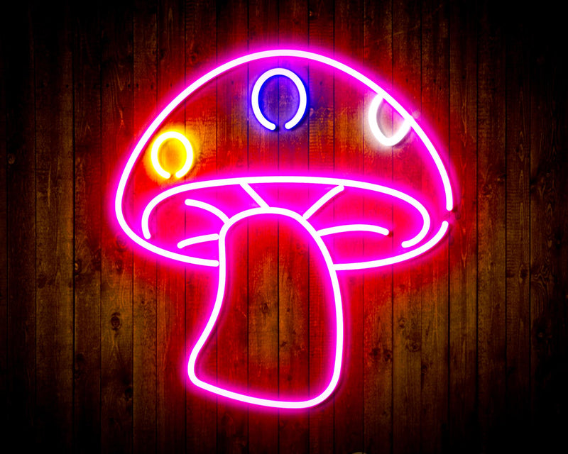 Mushroom Flex Silicone LED Sign (Neon-Style, LED Technology) - LED Gift Works
