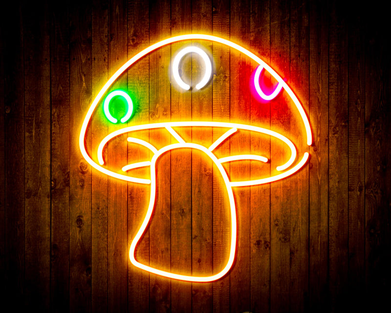 Mushroom Flex Silicone LED Sign (Neon-Style, LED Technology) - LED Gift Works