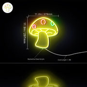 Mushroom Flex Silicone LED Sign (Neon-Style, LED Technology) - LED Gift Works