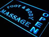 Foot and Body Massage Open LED Light Sign - Way Up Gifts