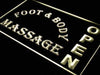 Foot and Body Massage Open LED Light Sign - Way Up Gifts