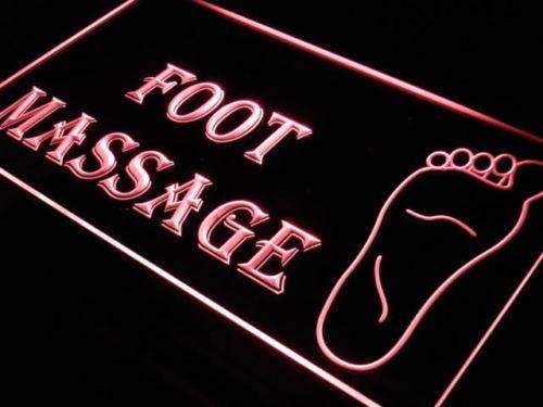 Foot Massage LED Light Sign - LED Gift Works