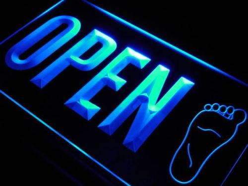 Foot Massage Open LED Light Sign - Way Up Gifts