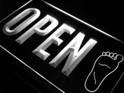 Foot Massage Open LED Light Sign - LED Gift Works