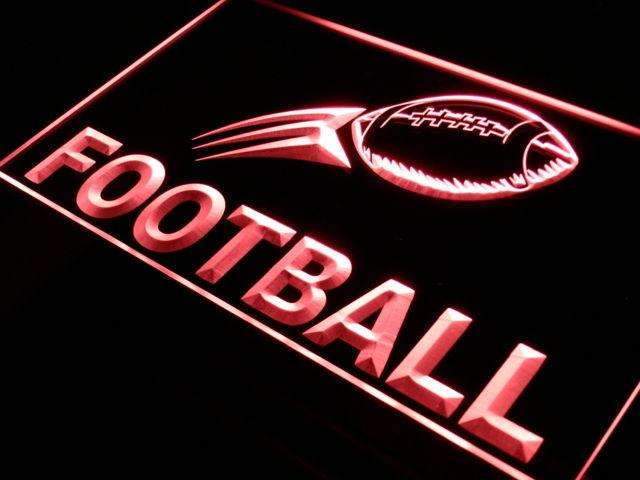 Football LED Light Sign - Way Up Gifts