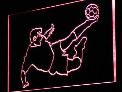 Soccer Athlete LED Light Sign - LED Gift Works