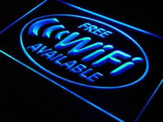 Free Wifi Available LED Light Sign - LED Gift Works