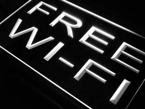 Free Wifi LED Light Sign - LED Gift Works