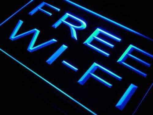 Free Wifi LED Light Sign - Way Up Gifts