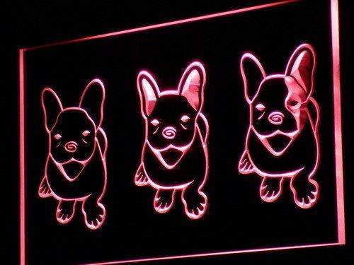 French Bulldog Puppies LED Light Sign - LED Gift Works