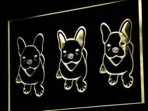 French Bulldog Puppies LED Light Sign - LED Gift Works