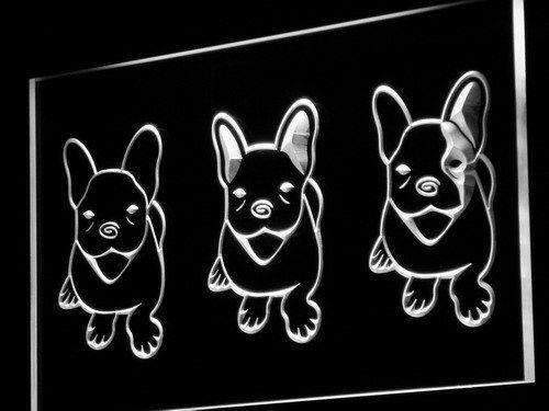 French Bulldog Puppies LED Light Sign - LED Gift Works