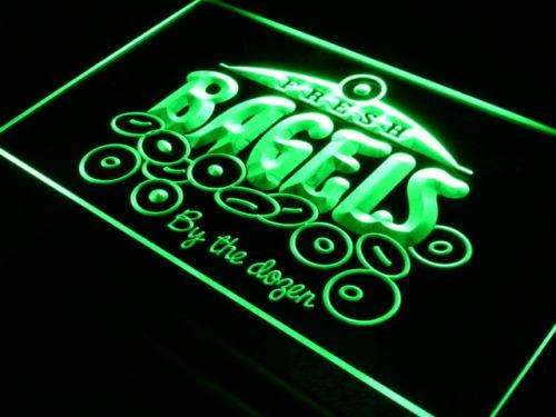 Fresh Bagels LED Light Sign - LED Gift Works