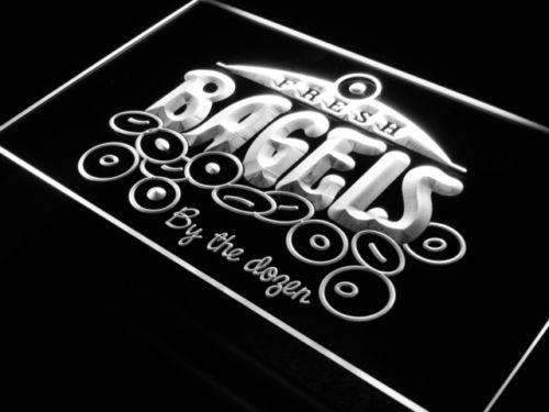 Fresh Bagels LED Light Sign - LED Gift Works
