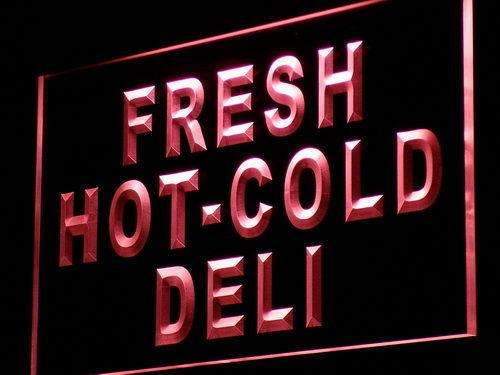 Fresh Hot Cold Deli LED Light Sign - Way Up Gifts