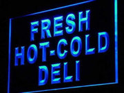 Fresh Hot Cold Deli LED Light Sign - LED Gift Works