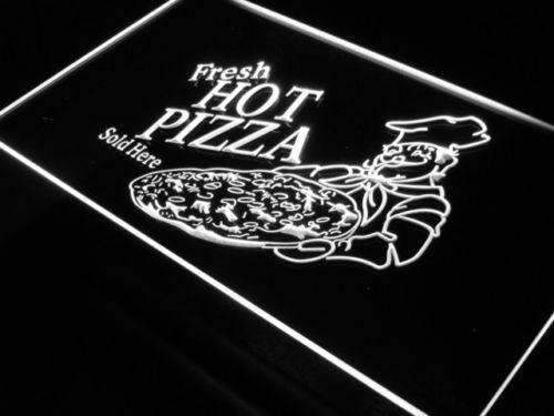Fresh Hot Pizza LED Light Sign - LED Gift Works