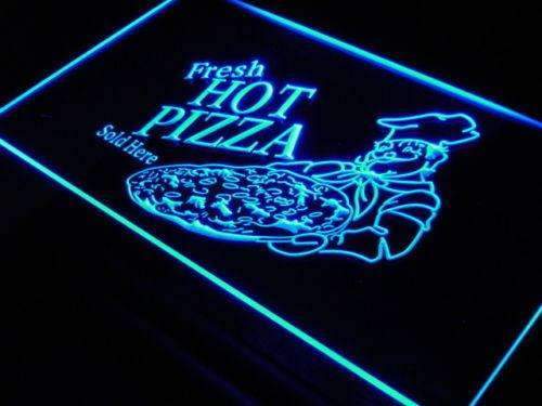 Fresh Hot Pizza LED Light Sign - LED Gift Works