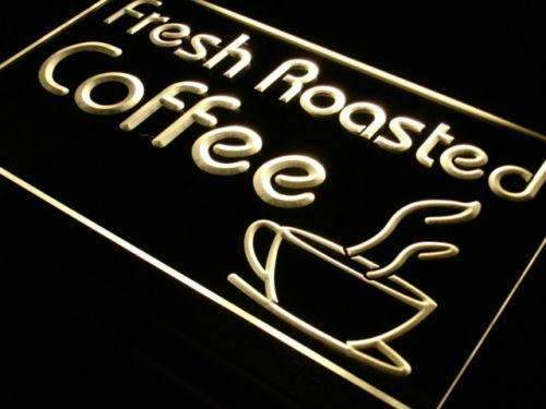 Fresh Roasted Coffee LED Light Sign - LED Gift Works