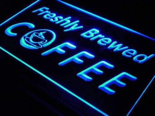 Freshly Brewed Coffee LED Light Sign - Way Up Gifts
