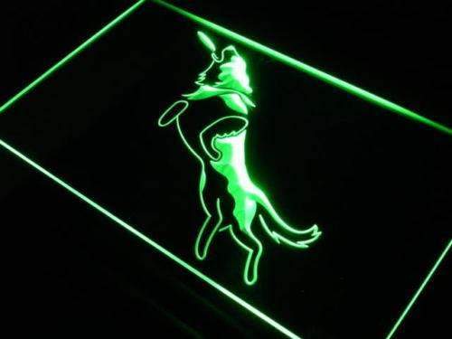 Frisbee Dog LED Light Sign - LED Gift Works