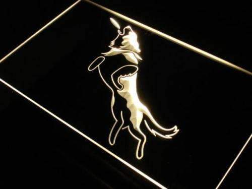 Frisbee Dog LED Light Sign - LED Gift Works