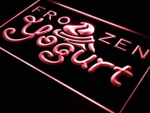 Fro Yo Frozen Yogurt LED Light Sign - LED Gift Works